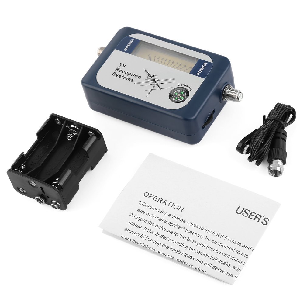 Db-t Finder Digital Antenna Terrestrial TV Antenna Signal Capable of Meter Pointer TV Reception Systems with Compass