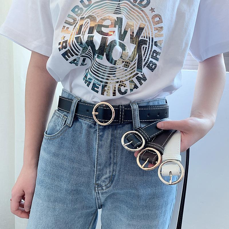 Belts Unisex PU Leather Belt For Woman Free Size Vintage Pin Buckle Jeans Waist Men Ladies Retro Black Strap, Black;brown
Belts Unisex PU Leather Belt For Woman Free Size Vintage Pin Buckle Jeans Waist Men Ladies Retro Black Strap, Black;brown