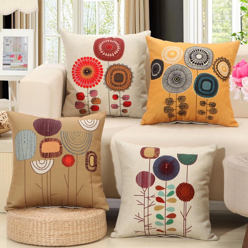 Cushion/Decorative Pillow Minimalistic Cartoon Flowers Sofa Fashion Cushion Cover Linen Decorative Throw Printed Bedding Home Decor, 01
Cushion/Decorative Pillow Minimalistic Cartoon Flowers Sofa Fashion Cushion Cover Linen Decorative Throw Printed Bedding Home Decor, 01
