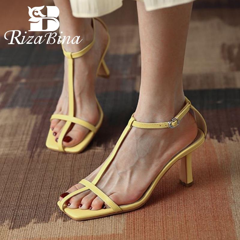 Size 33-43 Women Real Leather Sandals Shoes Buckle Strap Thin Gih Heels Solid Color Fashion Summer Ladies Footwear, Black
Size 33-43 Women Real Leather Sandals Shoes Buckle Strap Thin Gih Heels Solid Color Fashion Summer Ladies Footwear, Black