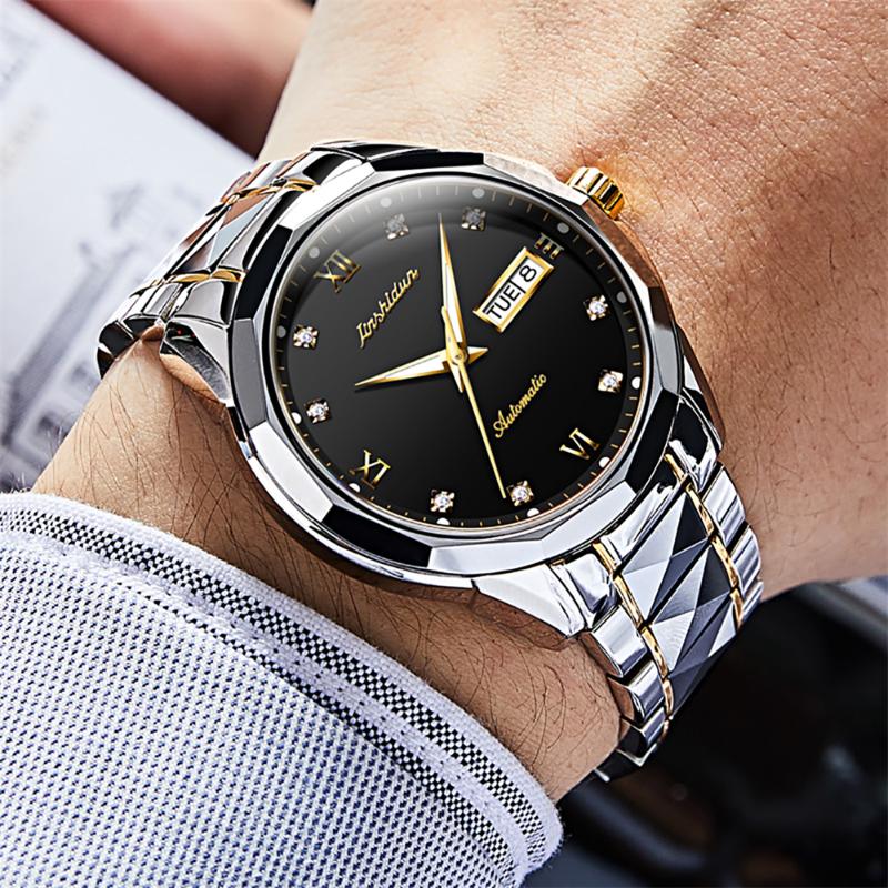 Wristwatches Top Men Watches Automatic Mechanical Wristwatch Waterproof Luminous Date Week Multifunction Business Watch For, Blue
Wristwatches Top Men Watches Automatic Mechanical Wristwatch Waterproof Luminous Date Week Multifunction Business Watch For, Blue