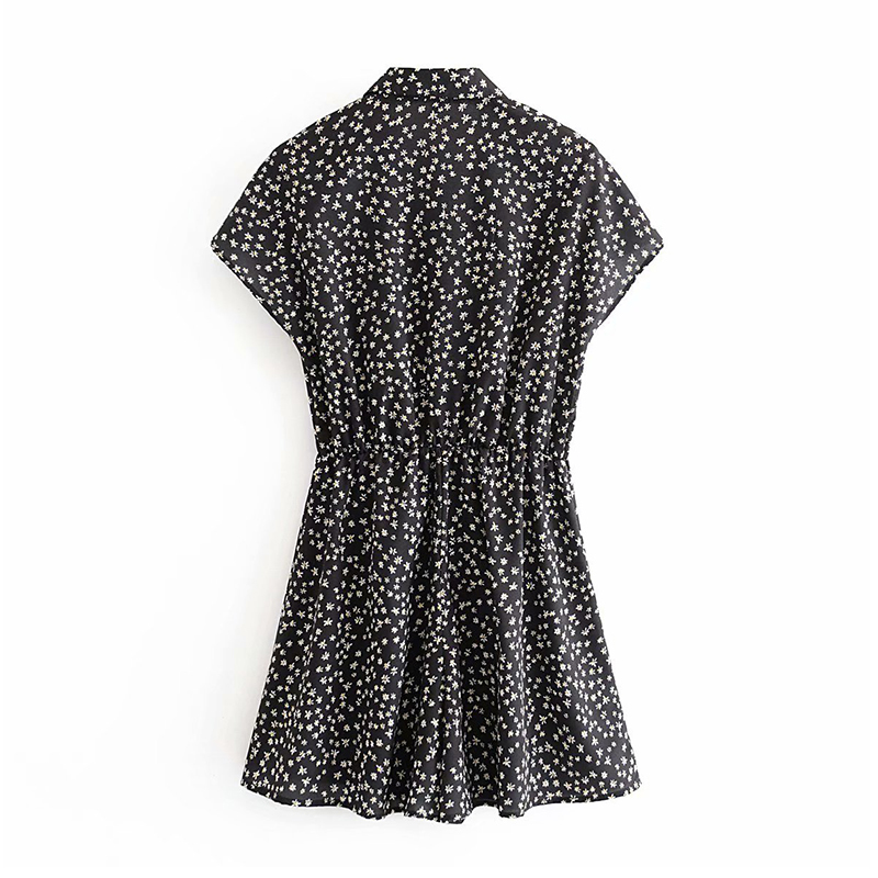 Summer Boho Floral Print Bodysuit Women Loose Casual Short Sleeve Jumpsuit Playsuit Turn Down Collar Holiday Beach Overalls 210515