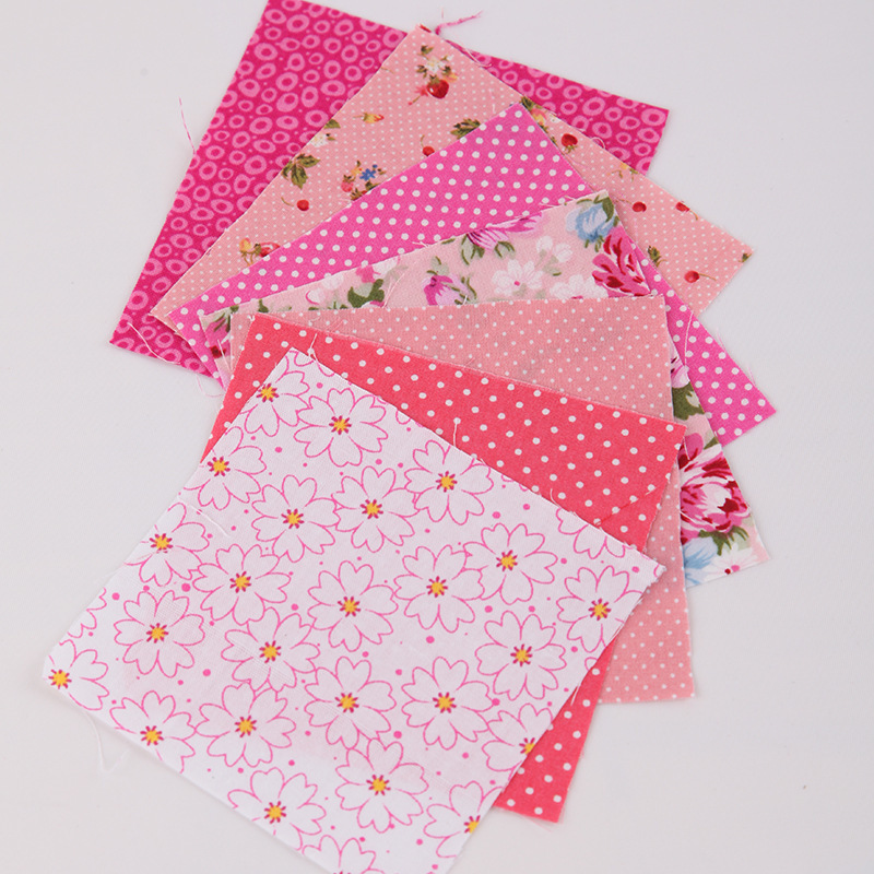30/50 Sheets DIY Handmade Mixed Color Home Supplies Gift Accessories Patchwork Sewing Cloth Material Flower Pattern Cotton