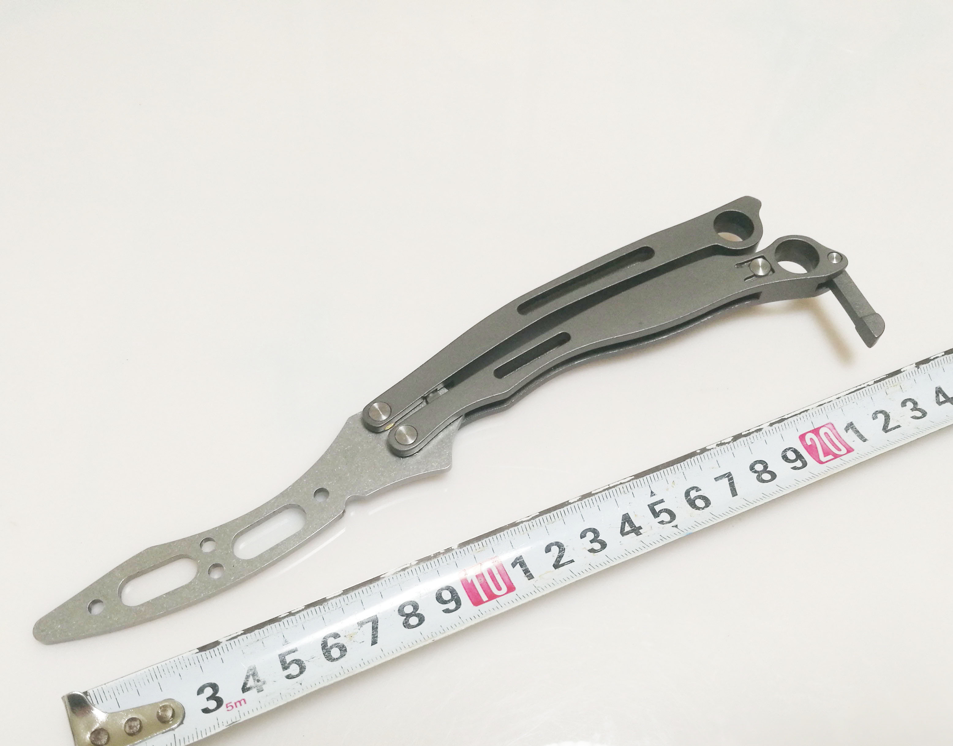Tactical Trainer Practice Metal Steel Handle Blunt Dull Training Butterfly Knife
Tactical Trainer Practice Metal Steel Handle Blunt Dull Training Butterfly Knife