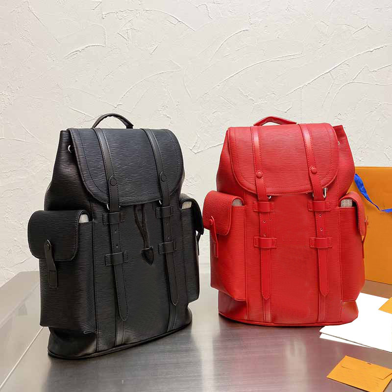 Women Water Ripple Backpack Double Shoulder Back Pack Leather Canvas All Match Multi-pocket Bag Steel Hardware Lager Capacity Bags Package, Red
Women Water Ripple Backpack Double Shoulder Back Pack Leather Canvas All Match Multi-pocket Bag Steel Hardware Lager Capacity Bags Package, Red