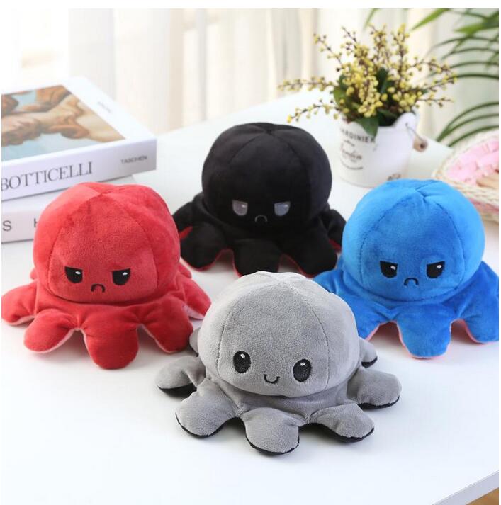 DHL fast Reversible Flip Octopus Stuffed Dolls Soft Double-sided Expression Plush Toy Baby Kids Gift Doll New Year Festival Party Supplies
DHL fast Reversible Flip Octopus Stuffed Dolls Soft Double-sided Expression Plush Toy Baby Kids Gift Doll New Year Festival Party Supplies