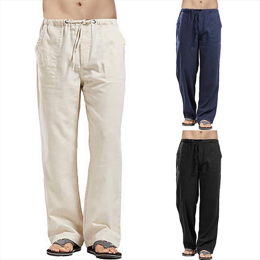 solid linen pocket casual trousers women pants male summer drawstring elastic waist beach plus size full length with pockets d30, Black
solid linen pocket casual trousers women pants male summer drawstring elastic waist beach plus size full length with pockets d30, Black