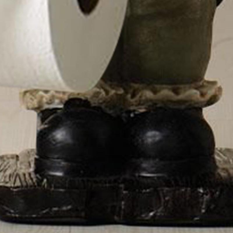 Toilet Paper Holders Butler With Roll Resin Holder Cute Fun Ornament Stand For Bathroom LB