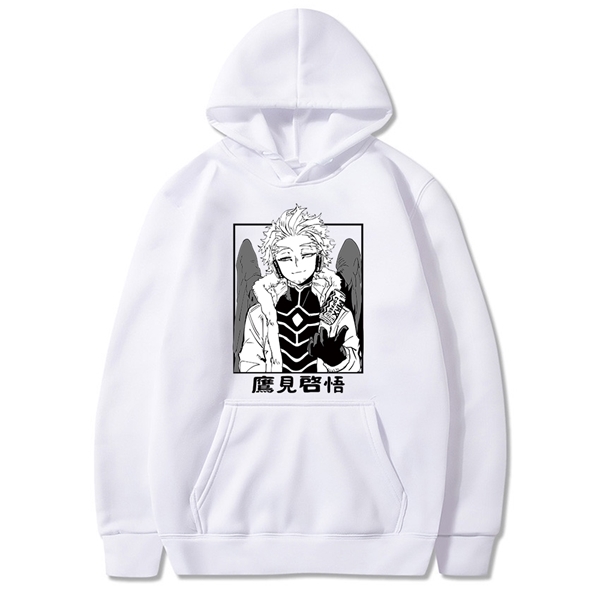 Anime Hoodie My Hero Academia Hoodies Hawks Bnha Printed Long-sleeved Cartoon Clothes Harajuku Women Sweatshirts Unisex Y0809
