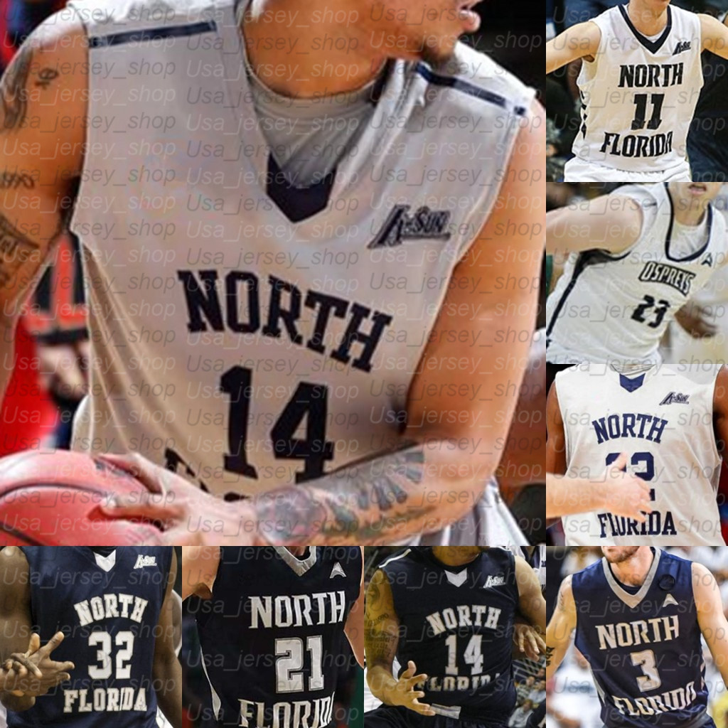 Custom North Florida UNF Ospreys Basketball jerseys Carter Hendricksen Garrett Sams Ivan Gandia-Rosa J.T. Escobar Wajid Aminu, Navy ii
Custom North Florida UNF Ospreys Basketball jerseys Carter Hendricksen Garrett Sams Ivan Gandia-Rosa J.T. Escobar Wajid Aminu, Navy ii