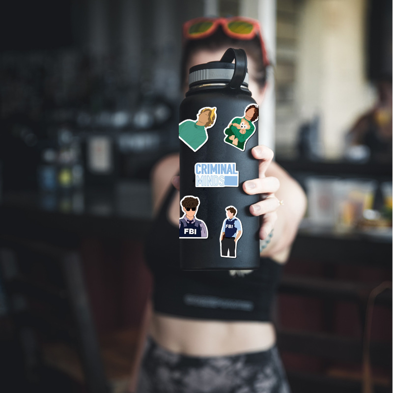 50pcs Criminal Psychology Movies Car Stickers Star American Drama Decals Graffiti For Notebook Racing Skateboard Games Luggage Helmet Guitar Motorcycl