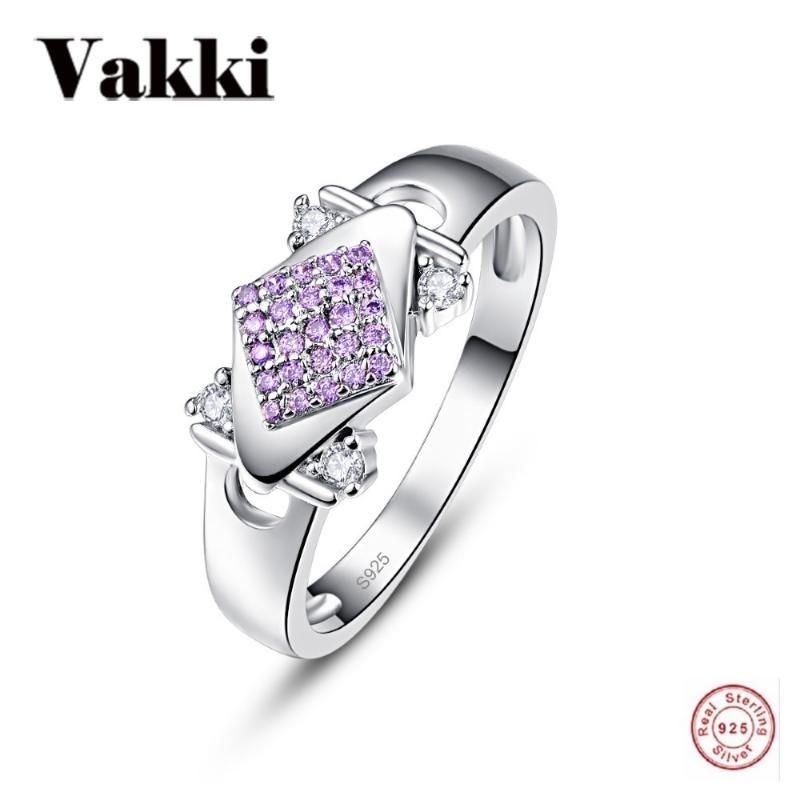 Wedding Rings Rhombic Purple Stone Silver Color For Women Gorgeous Anel Elegant Lady
Wedding Rings Rhombic Purple Stone Silver Color For Women Gorgeous Anel Elegant Lady
