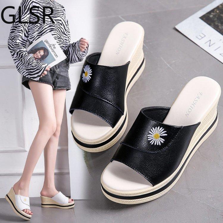 Slippers 2021 Daisy Fashion Ladies Shoes Platform Summer Open Toe Wedge Sandals Women Large Size, Black
Slippers 2021 Daisy Fashion Ladies Shoes Platform Summer Open Toe Wedge Sandals Women Large Size, Black