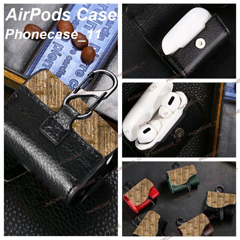 Fashion textile Leather Airpod cases for Airpods 1 2 pro 3 Cover bag with luxury brand Anti Lost Hook Clasp Keychain Case 050721
Fashion textile Leather Airpod cases for Airpods 1 2 pro 3 Cover bag with luxury brand Anti Lost Hook Clasp Keychain Case 050721