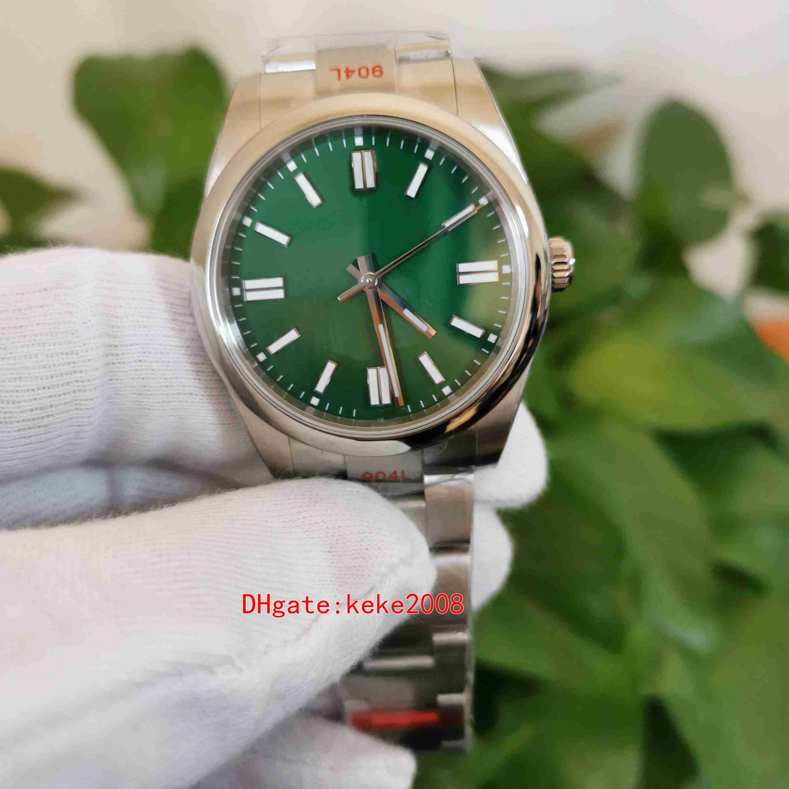 7 colors EW top men Wristwatches watches 126000 124300 41mm 36mm Stainless 904L Green Dial Luminescent Sapphire ETA 3230 Movement Mechanical Automatic Mens Watch
7 colors EW top men Wristwatches watches 126000 124300 41mm 36mm Stainless 904L Green Dial Luminescent Sapphire ETA 3230 Movement Mechanical Automatic Mens Watch