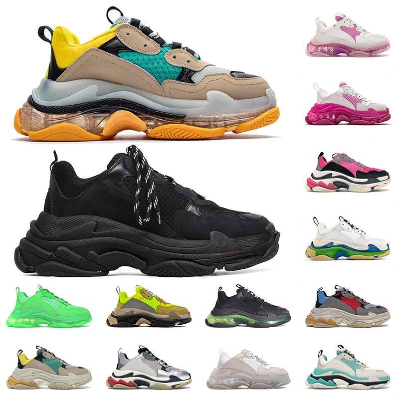 Triple S Casual Shoes Platform Designer Top Quality Mens Womens Crystal Bottom Clear Sole 17FW Paris Vintage Old Dad Grandpa Luxurys Sports Sneakers Trainers 36-45, 20 black pink 36-40
Triple S Casual Shoes Platform Designer Top Quality Mens Womens Crystal Bottom Clear Sole 17FW Paris Vintage Old Dad Grandpa Luxurys Sports Sneakers Trainers 36-45, 20 black pink 36-40