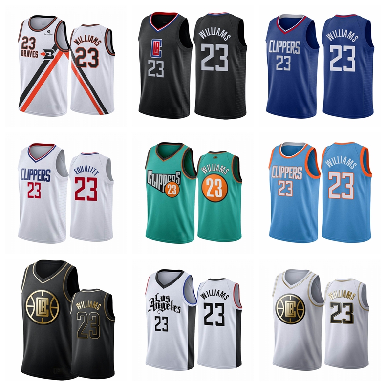 Los Angeles Clippers MEN Lou Williams White 2019-20 Blue Buffalo Braves Basketball Jersey, Black 
Los Angeles Clippers MEN Lou Williams White 2019-20 Blue Buffalo Braves Basketball Jersey, Black