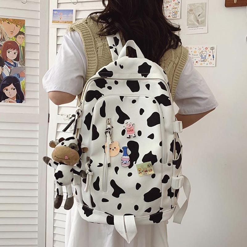 School Bags Fashion Adorable Cow Printed Girl Backpack Cute Preppy Teenager Zebra Shoulder
School Bags Fashion Adorable Cow Printed Girl Backpack Cute Preppy Teenager Zebra Shoulder