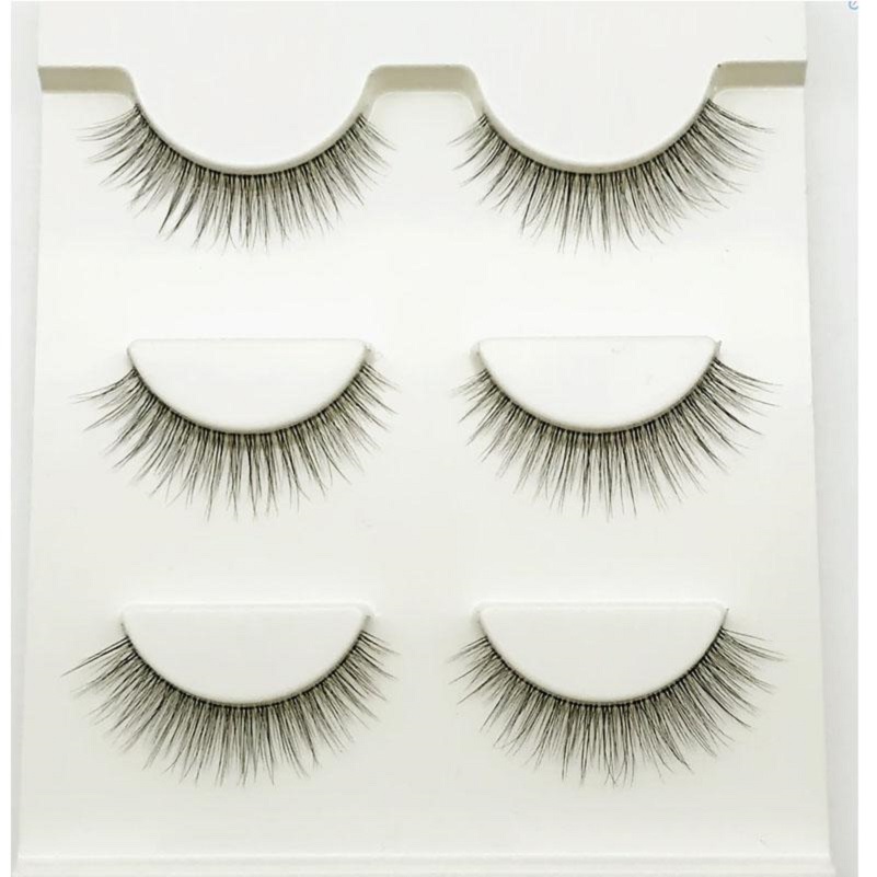 Beauty Items 3 Pairs Pure Handmade Natural Transparent Terrier Fake Eyelashes Short Paragraph Bare Makeup
Beauty Items 3 Pairs Pure Handmade Natural Transparent Terrier Fake Eyelashes Short Paragraph Bare Makeup