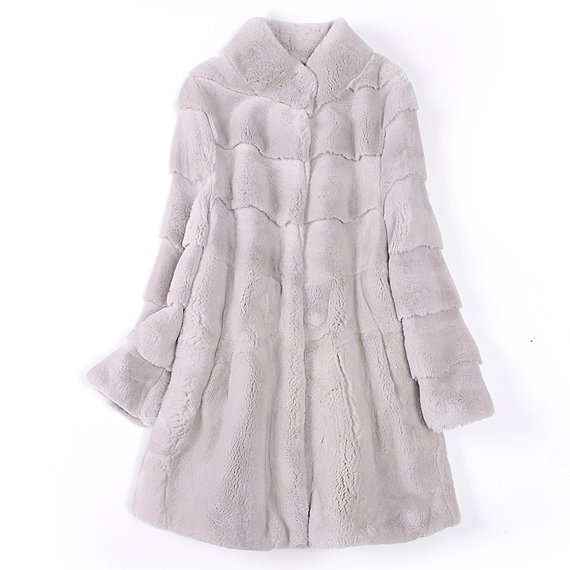 2020 winter new Haining whole skin rex rabbit fur coat grass coat Korean loose large size women long section, Black
2020 winter new Haining whole skin rex rabbit fur coat grass coat Korean loose large size women long section, Black
