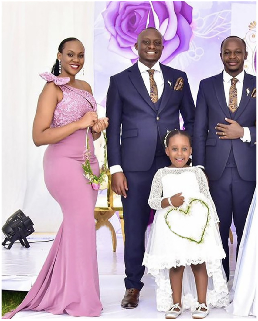 Elegant Dusty Rose Mermaid Bridesmaid Dress - One Shoulder with Lace Bow, African Style Maid of Honor Gown