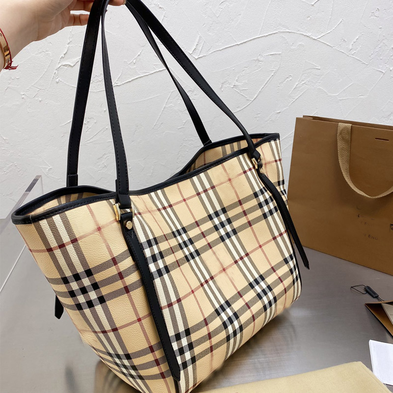 Classic Handbag Lady Graceful Tote Plaid Patchwork Color Large Capacity Package Shopping Bags Check Style Shoulder Bag Women Handbags
Classic Handbag Lady Graceful Tote Plaid Patchwork Color Large Capacity Package Shopping Bags Check Style Shoulder Bag Women Handbags