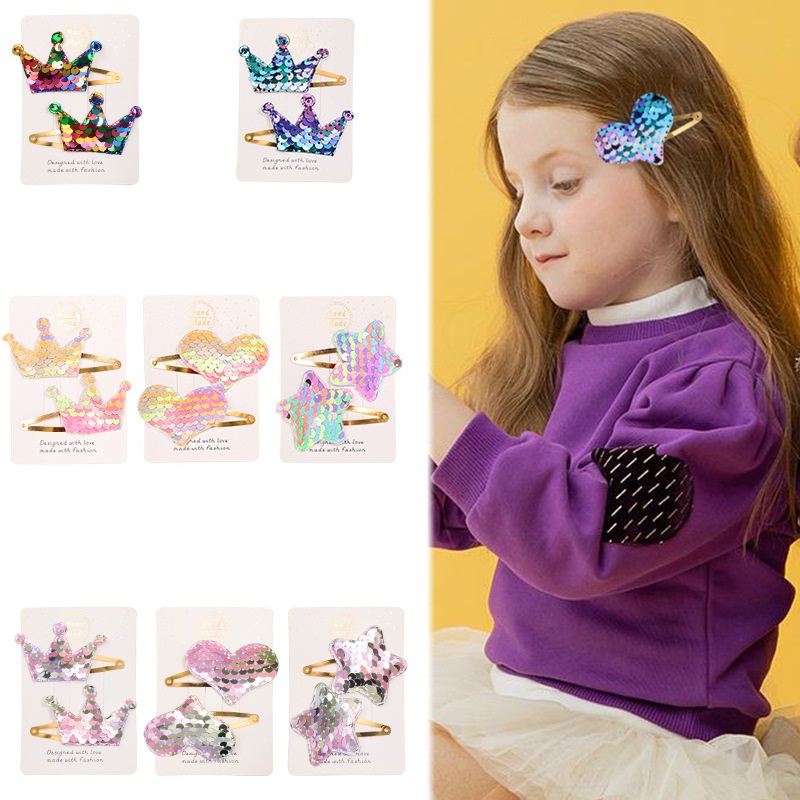 One Set 2 Pcs Baby Irregular Gradient Color Crown Star Heart Princess Barrettes Hair Clips Hairpins Hairgrips Cute Kids Headdress Beautiful HuiLin B164, 1 set=2 pcs hair clips
One Set 2 Pcs Baby Irregular Gradient Color Crown Star Heart Princess Barrettes Hair Clips Hairpins Hairgrips Cute Kids Headdress Beautiful HuiLin B164, 1 set=2 pcs hair clips