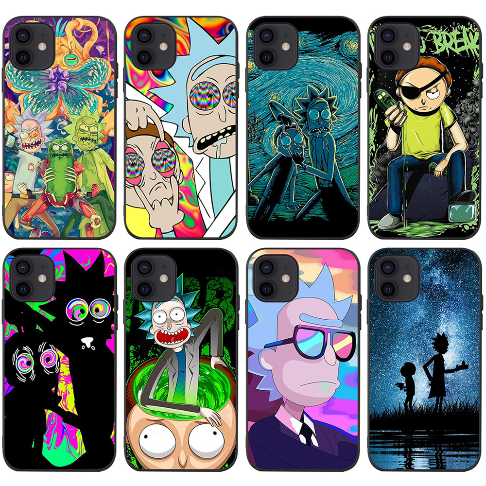 Rick and Motry Funny Cartoon Black Borders Soft Silicone Phone Case for iPhone 12 Pro Max 11 X XR XS Max SE 7 8 Plus Cover
Rick and Motry Funny Cartoon Black Borders Soft Silicone Phone Case for iPhone 12 Pro Max 11 X XR XS Max SE 7 8 Plus Cover