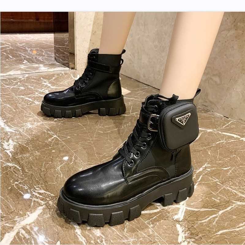 2021 Autumn Winter New Women's Thick-Soled Leather New Boots Casual Women's Boots Women's Fashion Lace-Up High Boots Women Shoes Y1018, Black
2021 Autumn Winter New Women's Thick-Soled Leather New Boots Casual Women's Boots Women's Fashion Lace-Up High Boots Women Shoes Y1018, Black