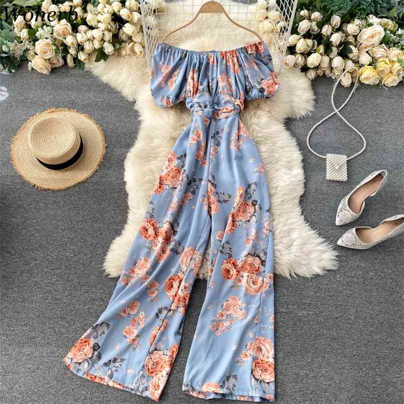 Sexy Floral Print Romper Women Elegant Off Shoulder Puff Short Sleeve Jumpsuit Female Loose Wide Leg Playsuits Fashion 210519, Pink
Sexy Floral Print Romper Women Elegant Off Shoulder Puff Short Sleeve Jumpsuit Female Loose Wide Leg Playsuits Fashion 210519, Pink