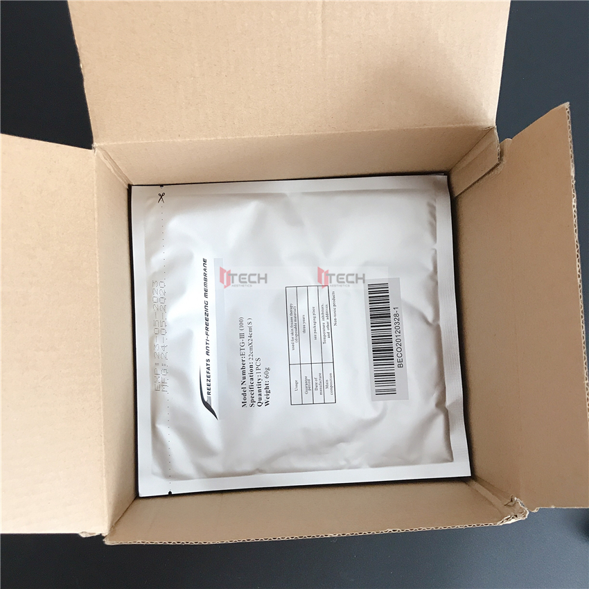 dhl free ship cryolipolysis antifreeze membrane etg iii for sale 60g 22*24cm,70g 27*30cm,110g 34*42cm
dhl free ship cryolipolysis antifreeze membrane etg iii for sale 60g 22*24cm,70g 27*30cm,110g 34*42cm