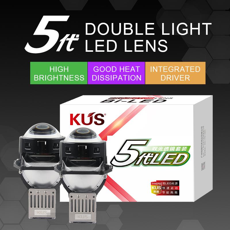 Car Headlights KUS Fifth Generation LED Dual-lens Upgrade High-brightness Spotlight Self-drive More Intelligent
Car Headlights KUS Fifth Generation LED Dual-lens Upgrade High-brightness Spotlight Self-drive More Intelligent