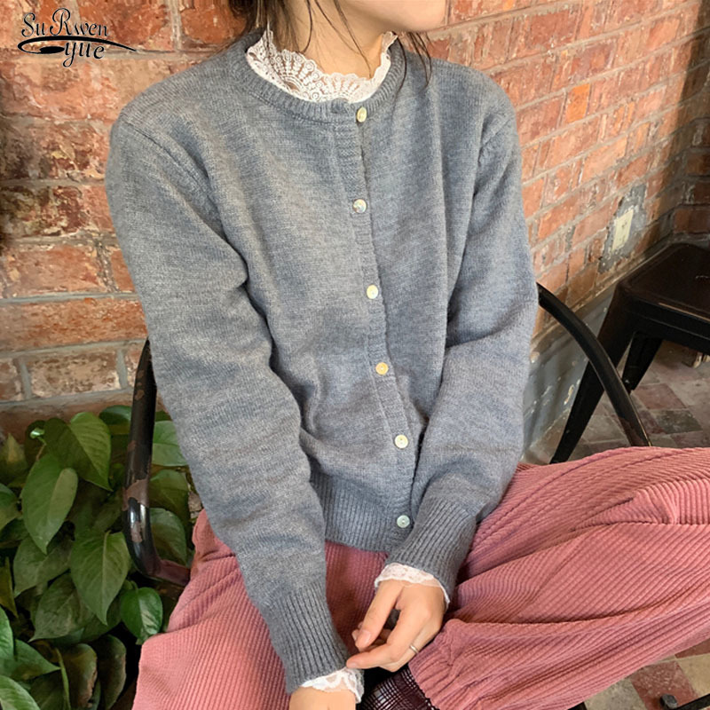 Autumn Winter Jumpers Single-breasted Female Knit Cardigans Korean Casual O-neck Long Sleeve Women Sweater 11324 210521, Gray
Autumn Winter Jumpers Single-breasted Female Knit Cardigans Korean Casual O-neck Long Sleeve Women Sweater 11324 210521, Gray