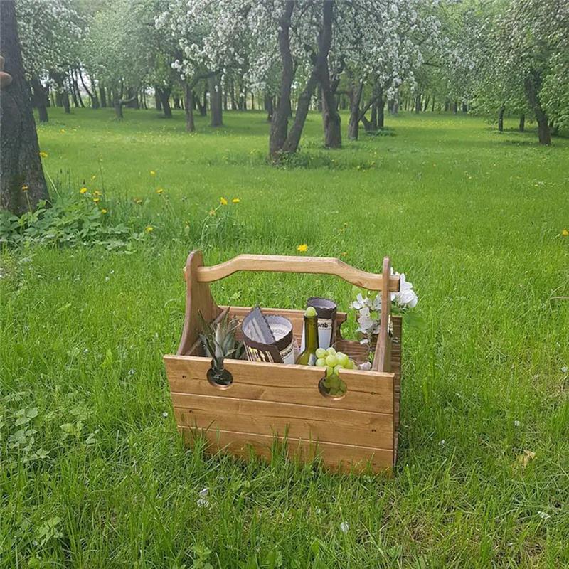 Camp Furniture Portable Wooden Picnic Table Carry Handle Outdoor Folding Wine Fruit Snack Tray Convertible Storage Basket
Camp Furniture Portable Wooden Picnic Table Carry Handle Outdoor Folding Wine Fruit Snack Tray Convertible Storage Basket