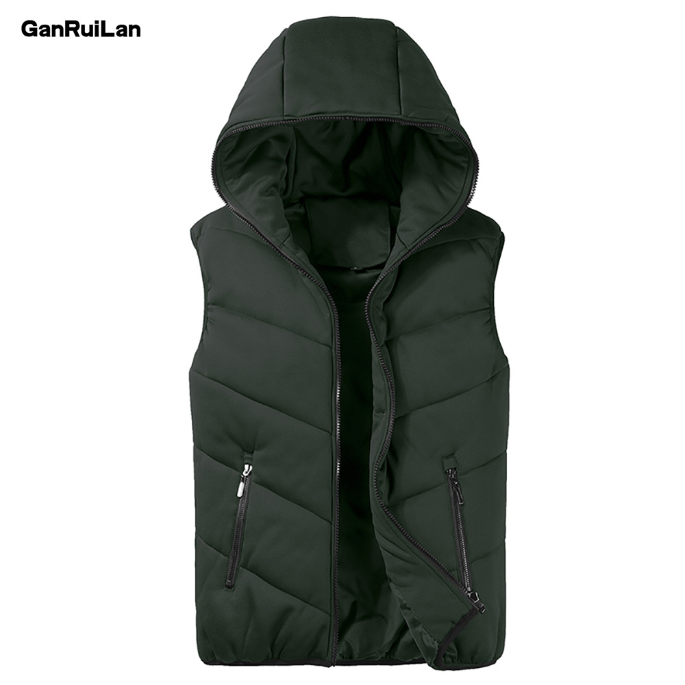 Vest Men Solid Men's Winter Jacket Warm Men's Outerwear Waistcoat Casual Vest for Men Hooded Jacket Men's Sleeveless Vest 210518, Army green color
Vest Men Solid Men's Winter Jacket Warm Men's Outerwear Waistcoat Casual Vest for Men Hooded Jacket Men's Sleeveless Vest 210518, Army green color