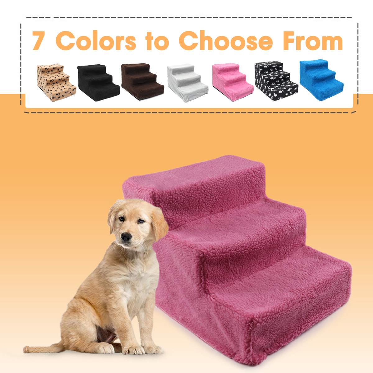 45x30x35cm Dog Stair Pet adder Step Cashmere Sma Dog Teddy on The Sofa adder Toy Dog Equipment Bed Cimber 3 Steps Stairs, Black white
45x30x35cm Dog Stair Pet adder Step Cashmere Sma Dog Teddy on The Sofa adder Toy Dog Equipment Bed Cimber 3 Steps Stairs, Black white