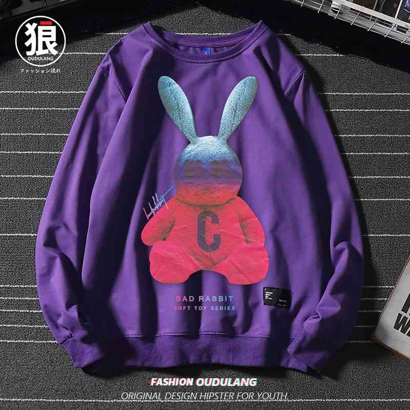 Hip hop fashion sweater ins Street and wo Pullover couple's new autumn coat men's Korean version, Black
Hip hop fashion sweater ins Street and wo Pullover couple's new autumn coat men's Korean version, Black