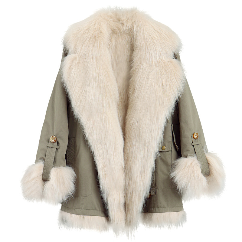 Two-sided Wear Real Fox Fur Coat Women 2021 Winter Jackets With Furs Thickening Warm Tops Windbreakers Hip Hop Clothing Woman Jacket S M L, Beige
Two-sided Wear Real Fox Fur Coat Women 2021 Winter Jackets With Furs Thickening Warm Tops Windbreakers Hip Hop Clothing Woman Jacket S M L, Beige
