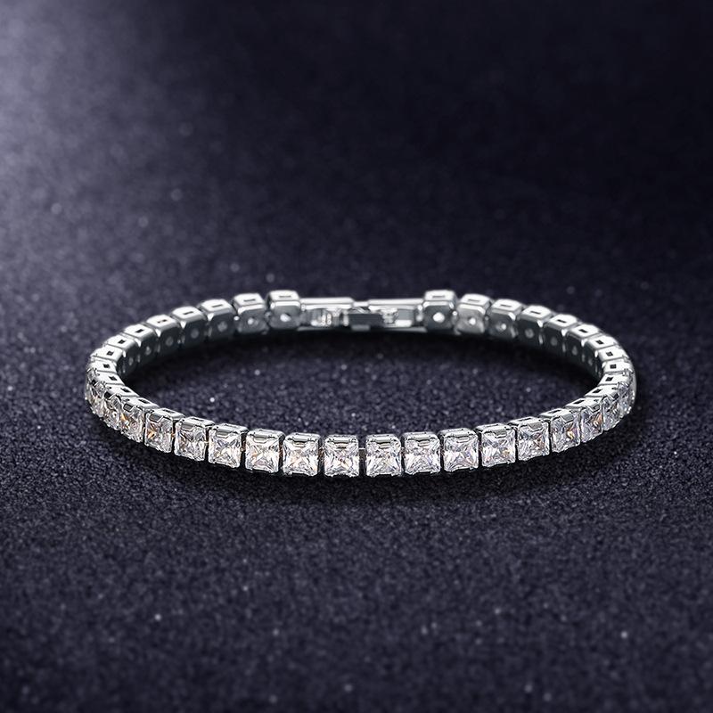 Charm Bracelets 4mm Cubic Zirconia Tennis For Women Luxury CZ Jewelry Wedding Hip Silver Color Bracelet
Charm Bracelets 4mm Cubic Zirconia Tennis For Women Luxury CZ Jewelry Wedding Hip Silver Color Bracelet