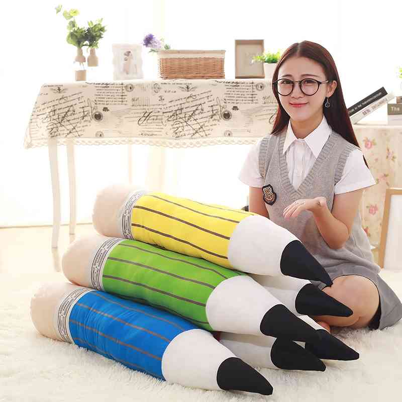 4 Colors Creative pencil Pluche Toys Kisses Bolster Filled dolls Birthday Gift Home Bedroom Decor
4 Colors Creative pencil Pluche Toys Kisses Bolster Filled dolls Birthday Gift Home Bedroom Decor