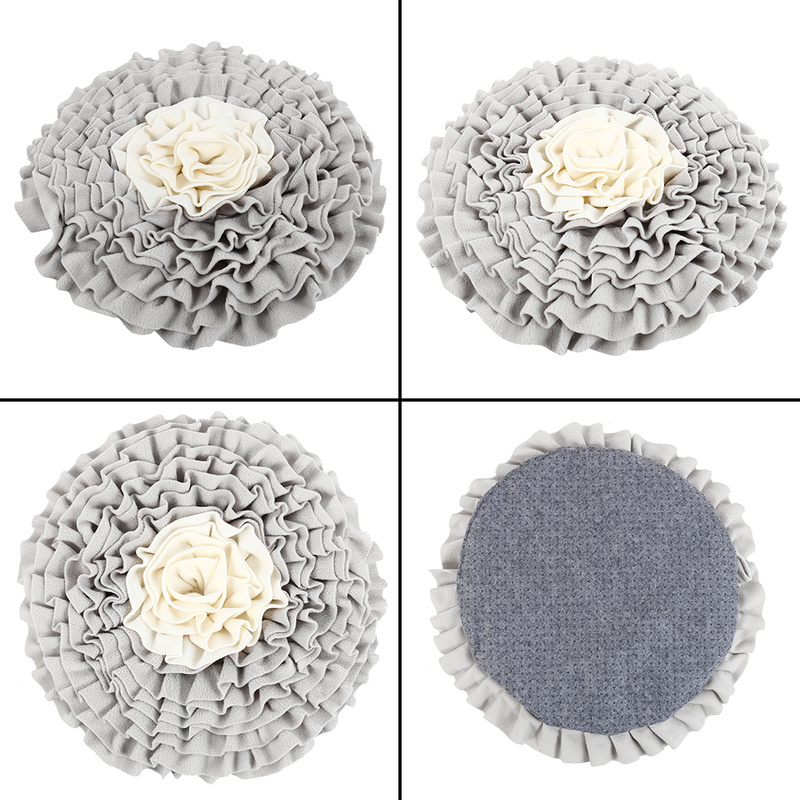 Sniffing Round Washable Blanket Pet Stress Training Relieving Nosework Mat Dog Product Supplies 210401