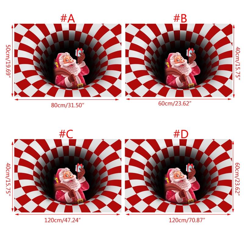 Vortex Swirl Illusion Doormat Non-Slip Areas Rug Carpet Christmas Floor Pad W0YF Carpets
Vortex Swirl Illusion Doormat Non-Slip Areas Rug Carpet Christmas Floor Pad W0YF Carpets