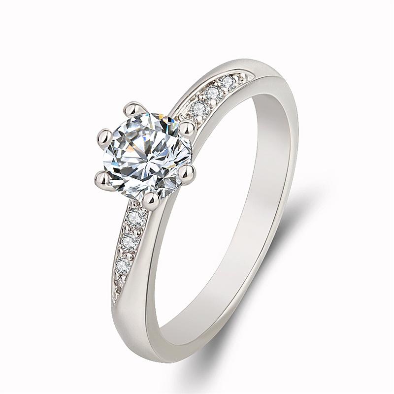 Wedding Rings Classic Luxury Ring Hearts Arrows Zircon Jewelry Engagement For Women, Slivery;golden
Wedding Rings Classic Luxury Ring Hearts Arrows Zircon Jewelry Engagement For Women, Slivery;golden