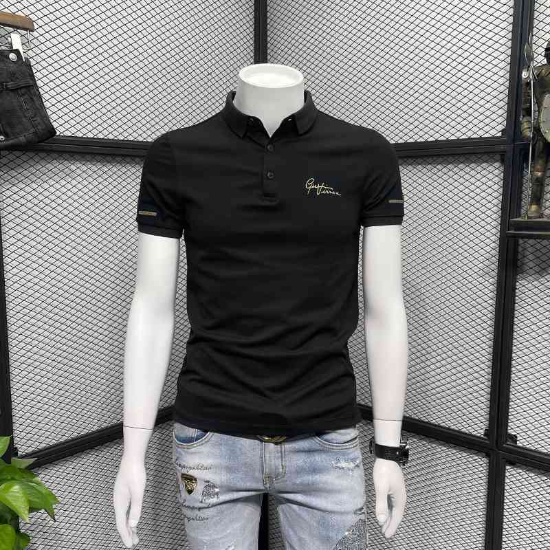 Polo Shirt Men's short sleeve 2021 new trend summer slim fit embroidery high-end business Lapel T-shirt tide brand, Black
Polo Shirt Men's short sleeve 2021 new trend summer slim fit embroidery high-end business Lapel T-shirt tide brand, Black