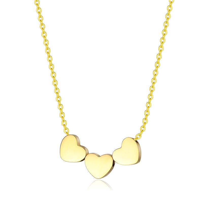 Simple Stainless Steel Heart-shaped Pendant Necklaces Romantic Women's Wedding Party Jewelry Fashion Valentine's Day Gift
Simple Stainless Steel Heart-shaped Pendant Necklaces Romantic Women's Wedding Party Jewelry Fashion Valentine's Day Gift