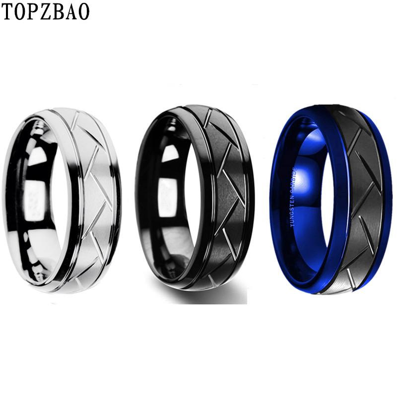 Wedding Rings 8mm Men's Ring Stainless Steel Jewelry Double Groove Oblique Cut Drawing Process Fashion Creative Exquisite Accessories
Wedding Rings 8mm Men's Ring Stainless Steel Jewelry Double Groove Oblique Cut Drawing Process Fashion Creative Exquisite Accessories