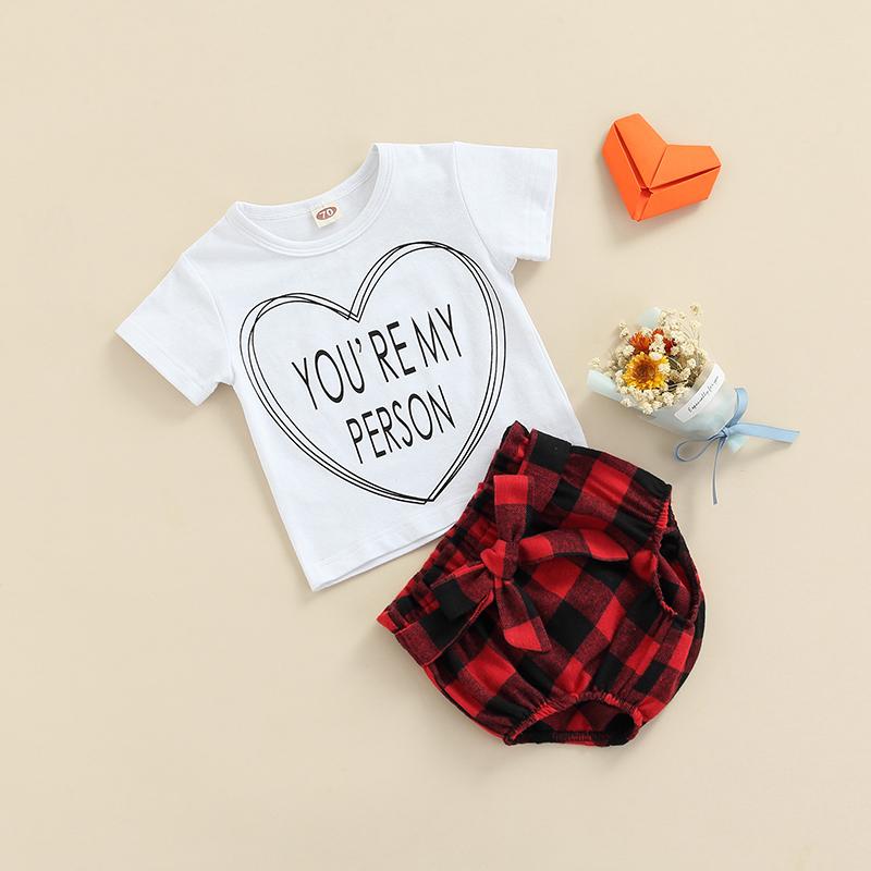 Clothing Sets Two Piece Baby Girls Summer Clothes Set Fashion Letter Short Sleeve T-shirt And Plaid Pants Casual Outfits, As the photo show
Clothing Sets Two Piece Baby Girls Summer Clothes Set Fashion Letter Short Sleeve T-shirt And Plaid Pants Casual Outfits, As the photo show