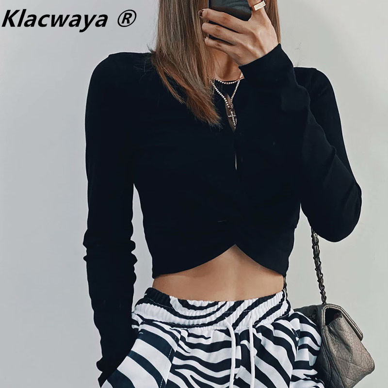 Woman Tshirts Crop Top Women Mujer Camisetas Long Sleeve Sexy Ropa Corset Cropped Haut Femme Summer Clothes Fashion Black Bustie 210521
Woman Tshirts Crop Top Women Mujer Camisetas Long Sleeve Sexy Ropa Corset Cropped Haut Femme Summer Clothes Fashion Black Bustie 210521