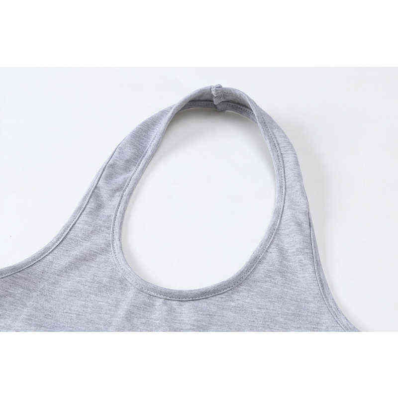 2 Pieces Sets Sweatshirt Women Spring Halter Collar Camisole+V Neck Loose Oversized Sportswear Outer Streetwear Outfits Top 211109