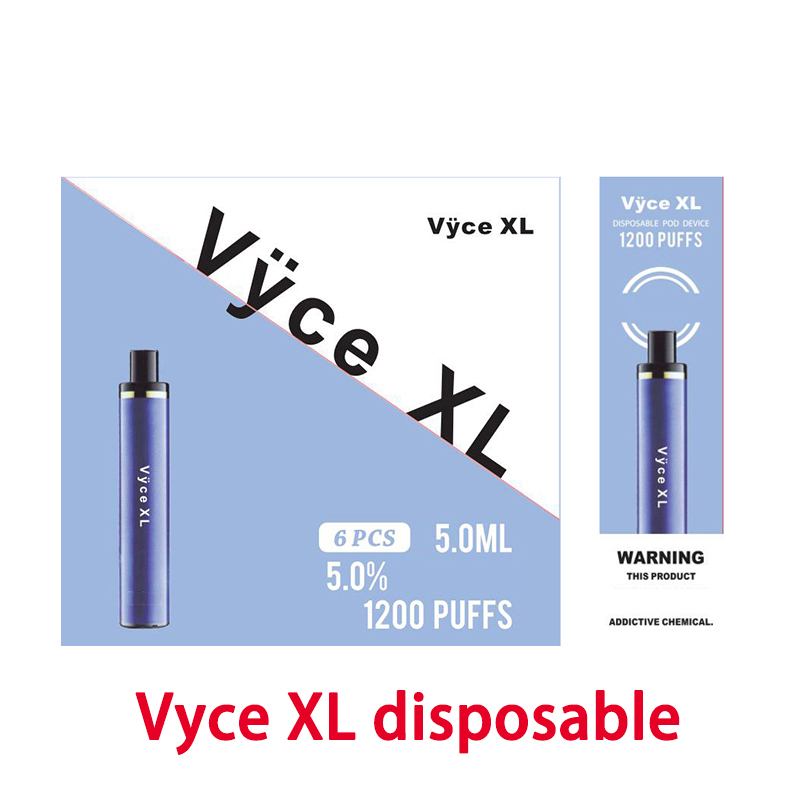 100% Original Vyce XL disposable VS HQD Cuvie Plus 1200 Puffs Device Vape Pen Starter Kits 950mAh Battery 5.0ml pods cigarettes 0268224
100% Original Vyce XL disposable VS HQD Cuvie Plus 1200 Puffs Device Vape Pen Starter Kits 950mAh Battery 5.0ml pods cigarettes 0268224